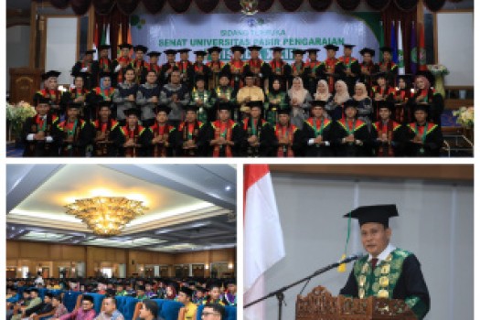 Universitas Pasir Pengaraian (UPP) Wisuda 548 Mahasiswa